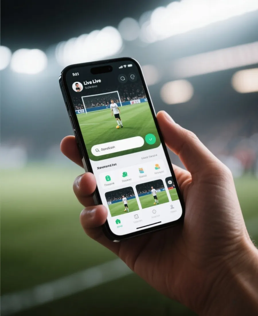 移动端使用YY体育APP观看赛事直播